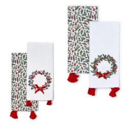 Two's Company Merry Berry Dish Towel Set