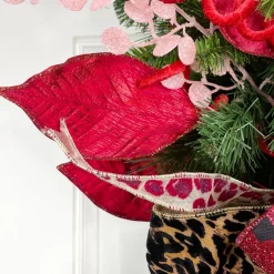 Craig Bachman Metallic and Glitter Magnolia Leaf Spray