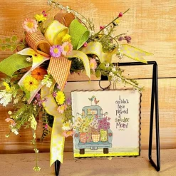 The Round Top Collection Mini Gallery Art & Charm Stand, Black