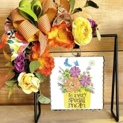 The Round Top Collection Mini Gallery Art & Charm Stand, Black