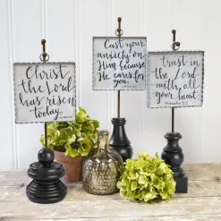 The Round Top Collection Mini Gallery Black Display Pole, Small