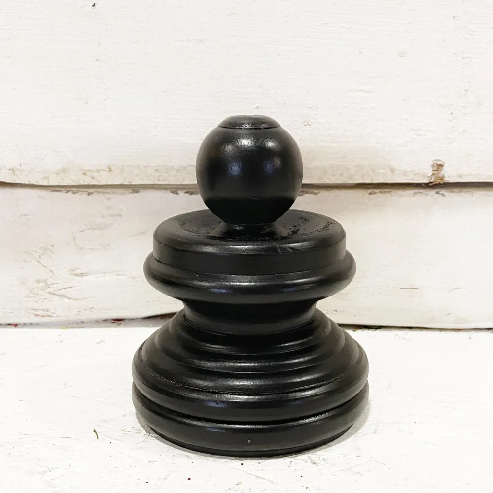 The Round Top Collection Mini Gallery Black Display Pole, Small