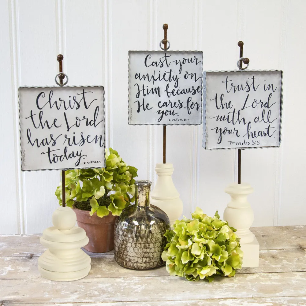 The Round Top Collection Mini Gallery Display Pole, Cream