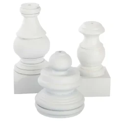 The Round Top Collection Mini Gallery Display Pole, White