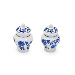 Two's Company Mini Ginger Jar Salt and Pepper Shaker Set