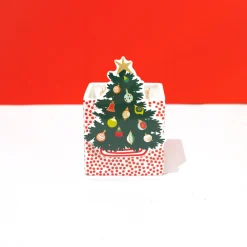 Happy Everything Mini Red Dot Small Nesting Cube by !