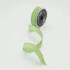 Farrisilk Mint Green Shabby Silk Ribbon, 1" X 10YD