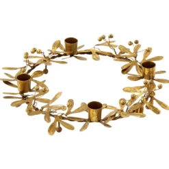 180 Degrees Mistletoe Candle Wreath