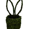 Liberty Floral Moss Bunny Ears Basket