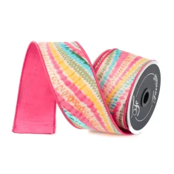 Farrisilk Multi Bohemian Waves Ribbon, 2.5" X 10YD