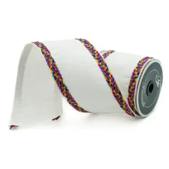 Farrisilk Multi Braided Mosaic Ribbon, 4" X 10YD