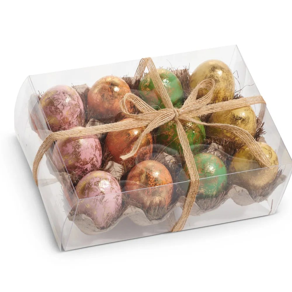 RAZ Multicolor Easter Eggs Carton