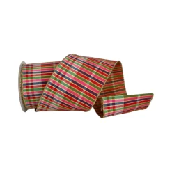 Farrisilk Multi-Colored Cambridge Stripe Ribbon 4"X10YD