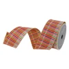 Farrisilk Multi-Colored Cambridge Stripe Ribbon 2.5"X10YD