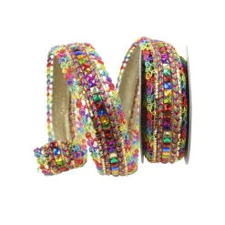 Farrisilk Multi Sequin Ribbon, 1.5" X 10YD