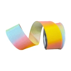 Farrisilk Multi Sunset Sherbet Ribbon, 2.5" X 10YD