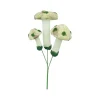 Liberty Floral Mushroom Pick, White