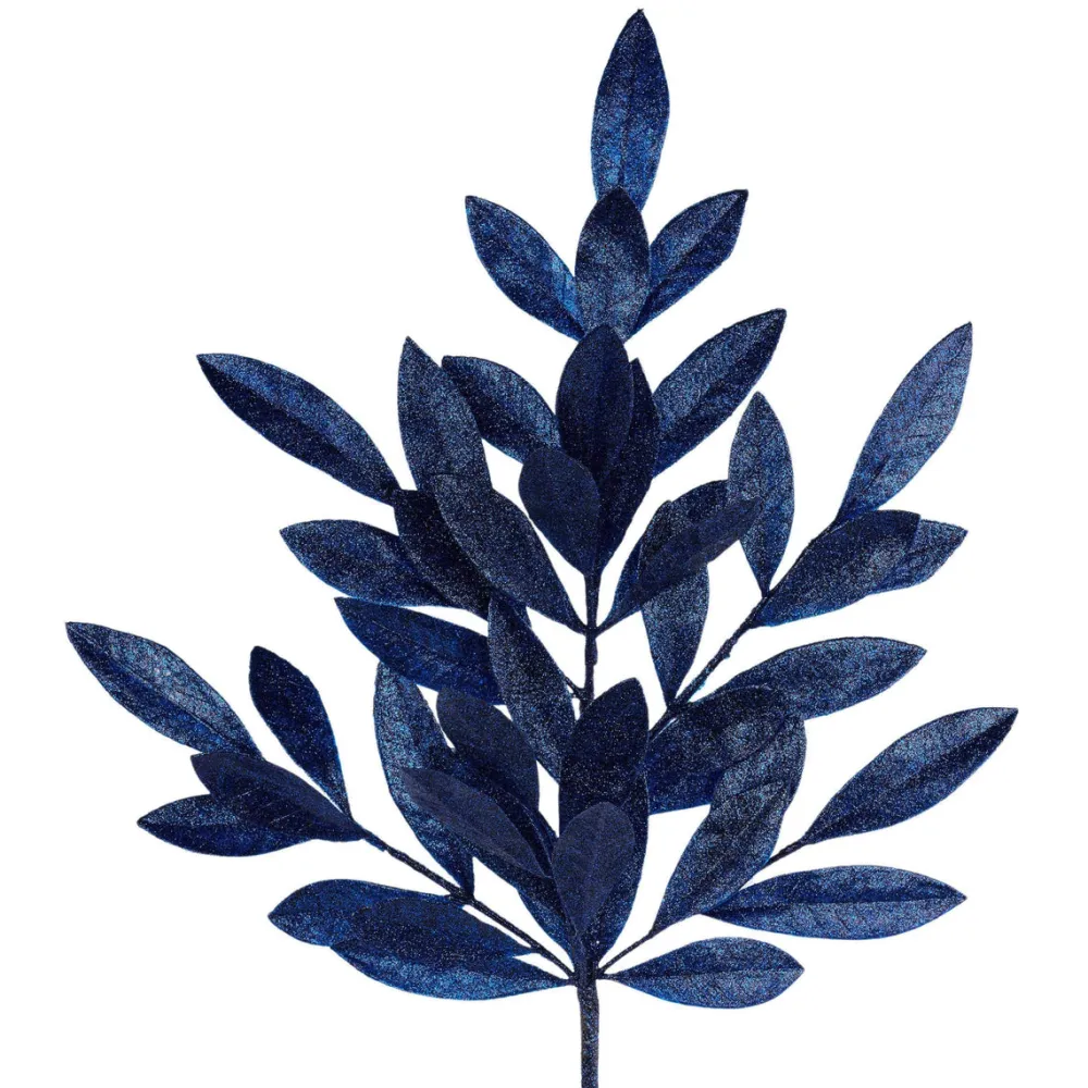 Craig Bachman Navy Blue Glitter Bay Leaf Spray