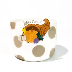 Happy Everything Neutral Dot Mini Bowl by !