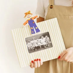Happy Everything Neutral Skinny Stripe Mini Frame by !