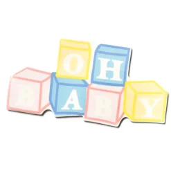 Happy Everything Oh Baby Blocks Big Attachment by !