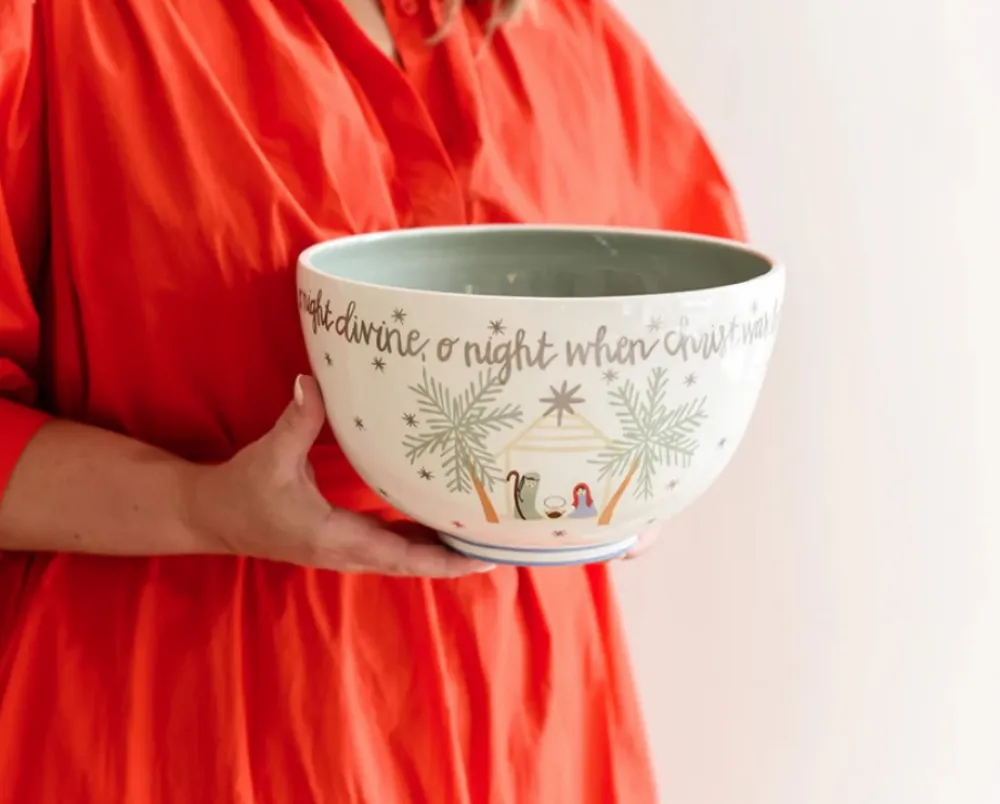 Coton Colors O Holy Night Footed Bowl