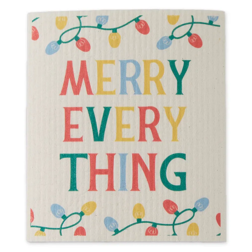 Design Imports Oh What Fun! Swedish Dishcloth