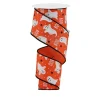 Craig Bachman Orange Ghost Ribbon, 2.5" X 10YD