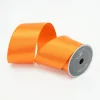 Farrisilk Orange Satin Ribbon, 4" X 10YD