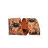 Reliant Ribbon Orange Spider Web Glitter Ribbon, 2.5"X10YD