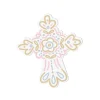 Happy Everything Pastel Fanciful Cross Mini Attachment by !