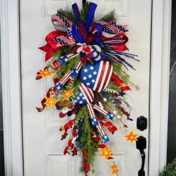 Miss Cayce's Patriotic Burst Teardrop