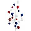 Liberty Floral Patriotic Ornament Spray