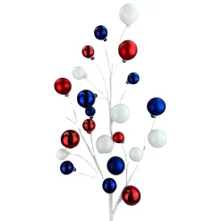 Liberty Floral Patriotic Ornament Spray