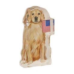 RAZ Patriotic Pup Acrylic Block