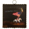 The Round Top Collection Patriotic Rodeo Cowgirl Mini Gallery Art