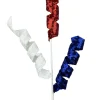 Liberty Floral Patriotic Sequin Frizzy Curly Spray