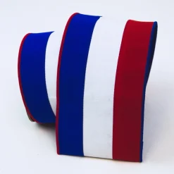 Farrisilk Patriotic Stripe Ribbon, 4" X 10YD