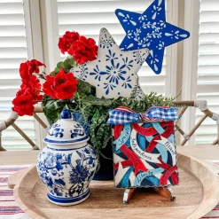 The Round Top Collection Patriotic Talavera Star
