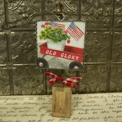 The Round Top Collection Patriotic Wagon Mini Gallery Art