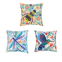 Evergreen Patterned Friends Pillow