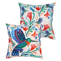 Evergreen Patterned Friends Pillow