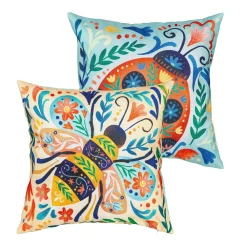 Evergreen Patterned Friends Pillow