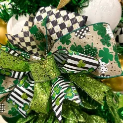 Craig Bachman Patterned Shamrocks Ribbon, 4