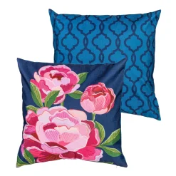 Evergreen Peony Garden Welcome Interchangeable Pillow
