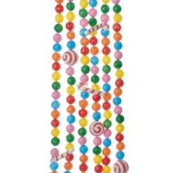 Kurt S. Adler 6' Peppermint Candy and Ball Garland