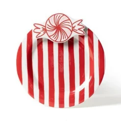 Happy Everything Peppermint Embellishment Plate by !