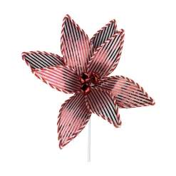 Liberty Floral Peppermint Poinsettia Stem