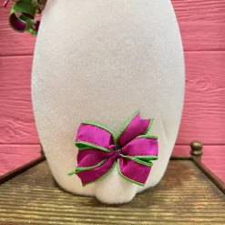 Miss Cayce's Perfectly Plaid Flocked Bunny