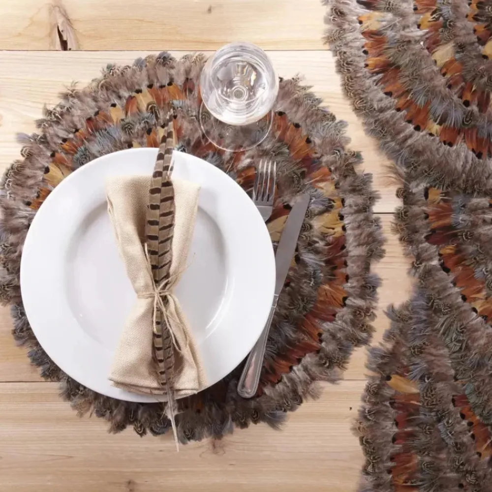 Two's Company Pheasant Park Decorative Mat
